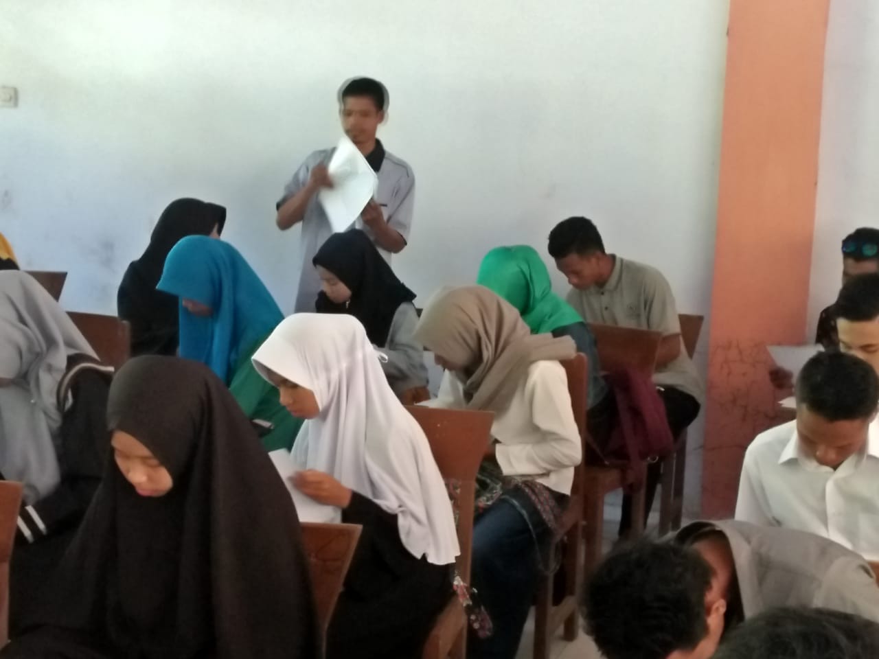 Tes masuk mahasiswa baru 2018