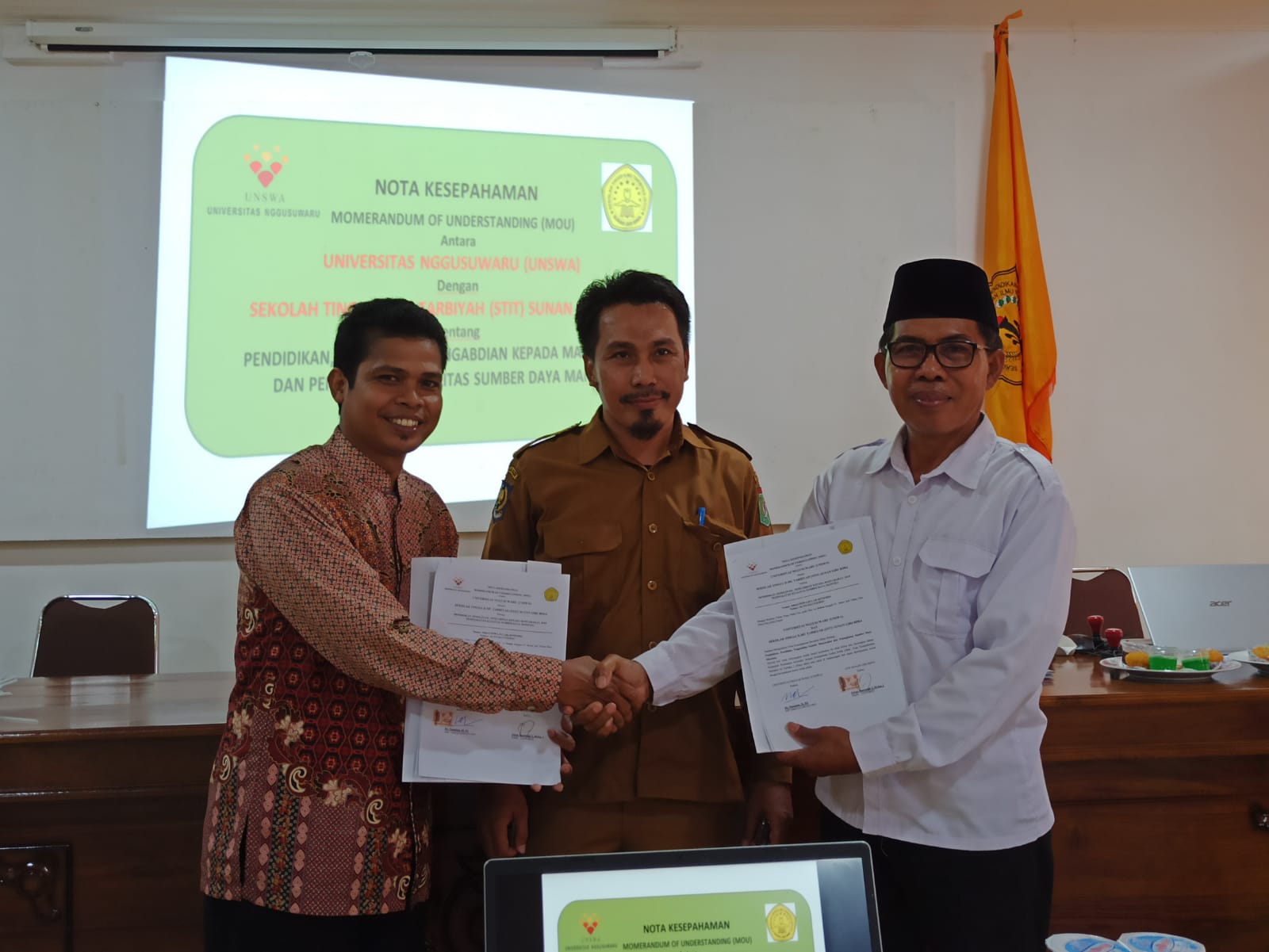 STIT BIMA DAN UNIVERSITAS NGGUSUWARU JALIN KERJASAMA STRATEGIS